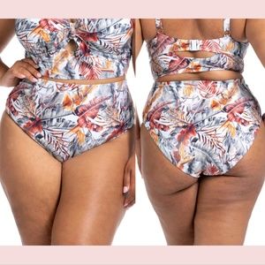 NEW $60 Artesands [ 20W 20+ ] Paradise Cezanne‎ Bikini Bottoms in Pale Blue